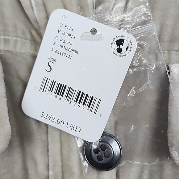 NWT Free People Belladonna Velour Duster Small Cardigan - Picture 5 of 7